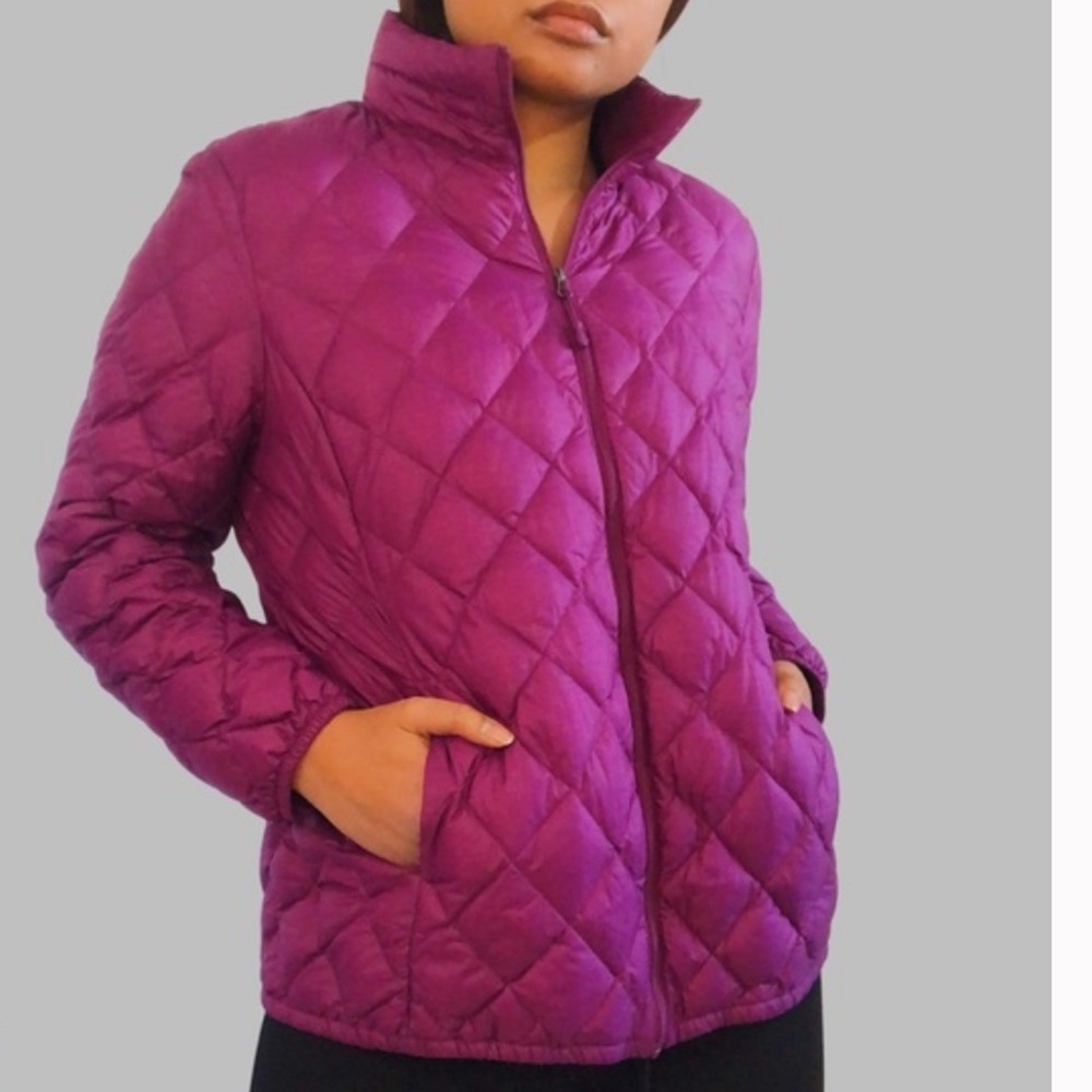 32 Degrees Women's Purple Quilted Ski Jacket